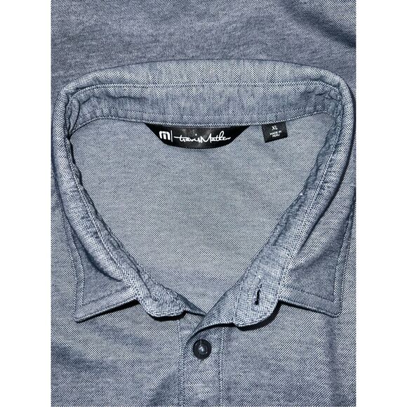 Travis Mathew Blue Gray Iridescent Golf Polo Size XL #39 - Picture 4 of 5